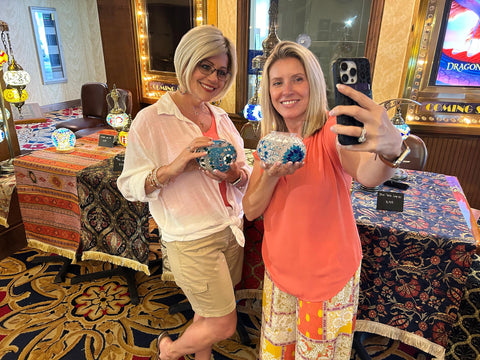 The Villages Mosaic Art Classes - Craft for Art Turkish Mosaic Lamp Workshop