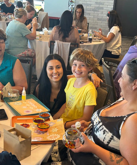 Columbus Mosaic Art Classes - Craft for Art Turkish Mosaic Lamp Workshop