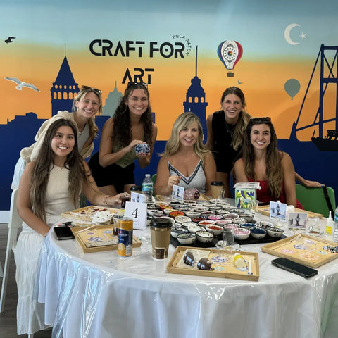 Indianapolis Mosaic Art Classes - Craft for Art Turkish Mosaic Lamp Workshop