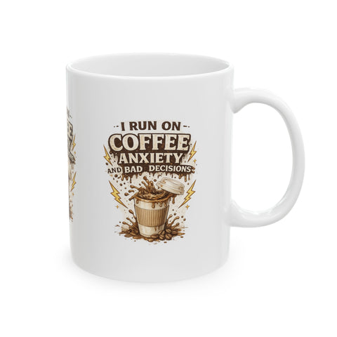 Coffee Ceramic Mug, (11oz)