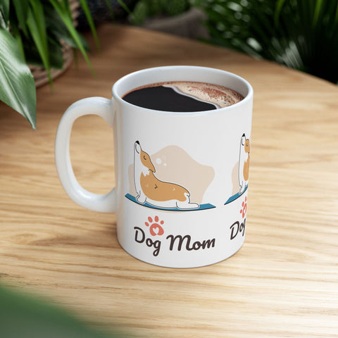 Dog Mom Ceramic Mug, (11oz, 15oz)