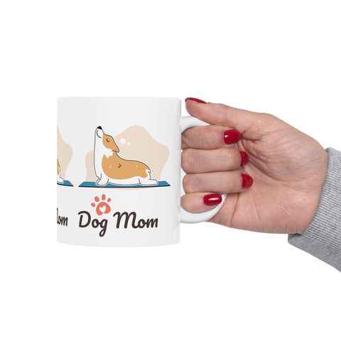 Dog Mom Ceramic Mug, (11oz, 15oz)