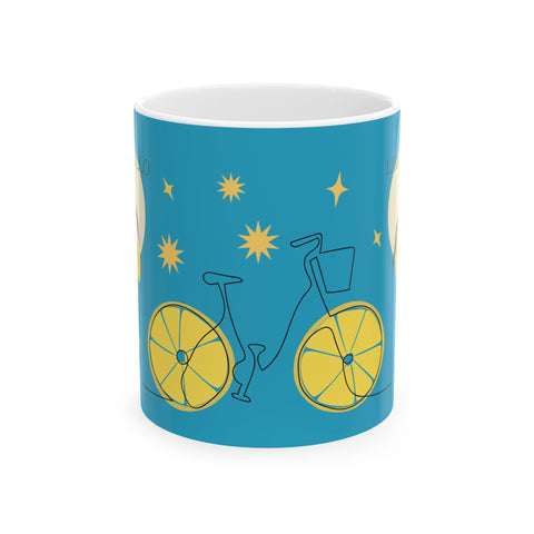 Copy of Stars and Lemon Ceramic Mug, (11oz)