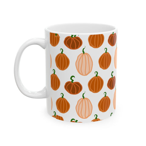 Pumpkins Ceramic Mug, (11oz)
