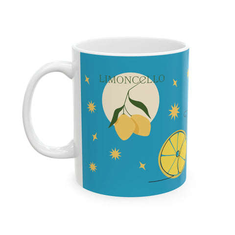 Copy of Stars and Lemon Ceramic Mug, (11oz)