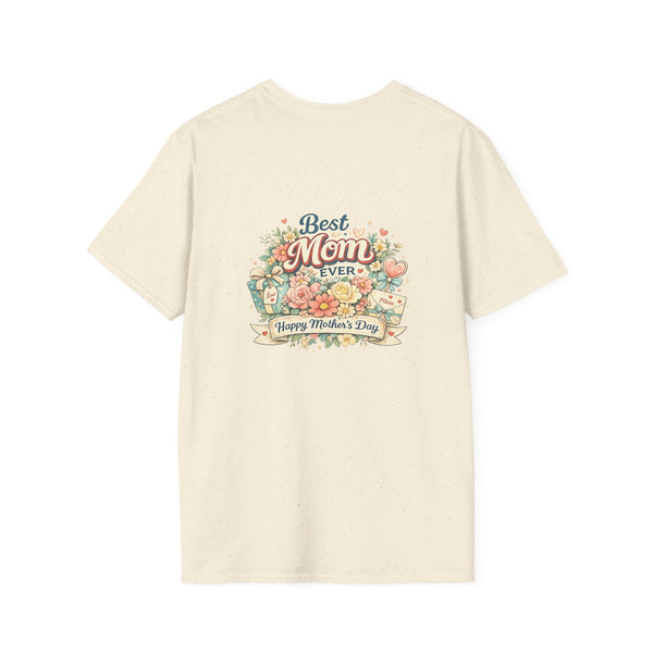 Best Mom Ever T-Shirt — Floral Mother’s Day Heart Tee