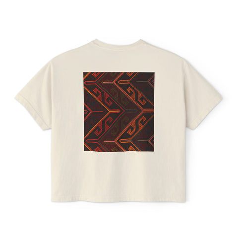 Tribal Geometric Boxy Tee