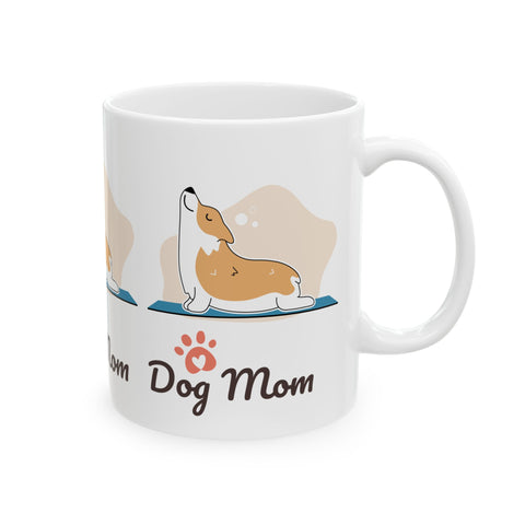 Dog Mom Ceramic Mug, (11oz, 15oz)