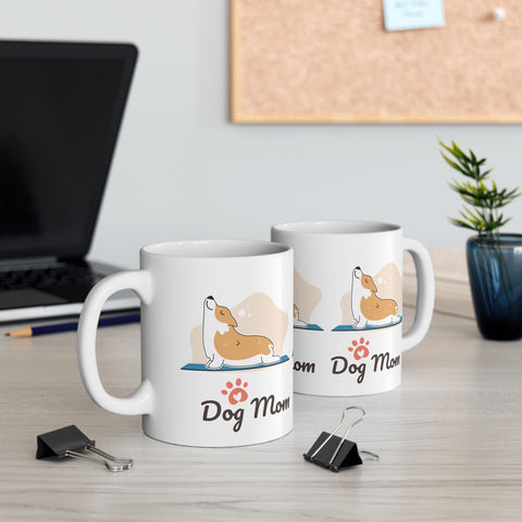 Dog Mom Ceramic Mug, (11oz, 15oz)