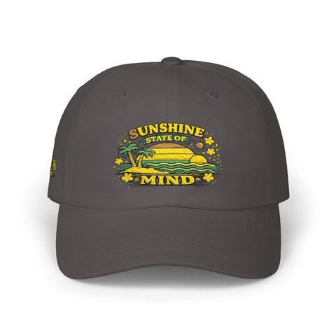 "Sunshine State of Mind" Embroidered Beach Retro Baseball Hat