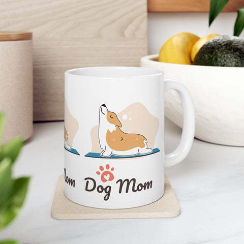Dog Mom Ceramic Mug, (11oz, 15oz)
