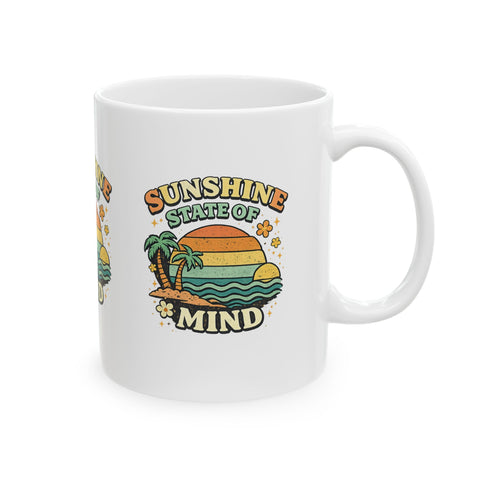 Sunshine Mind Ceramic Mug, (11oz)