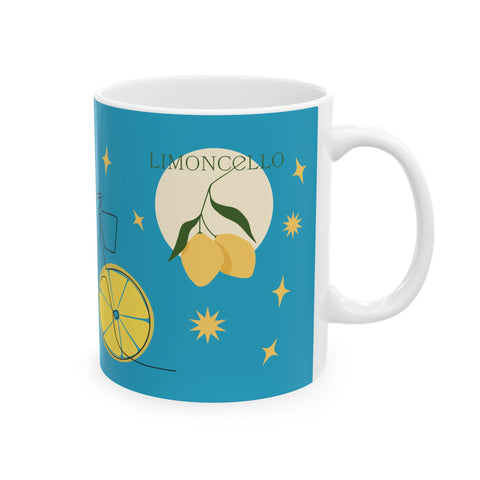 Copy of Stars and Lemon Ceramic Mug, (11oz)