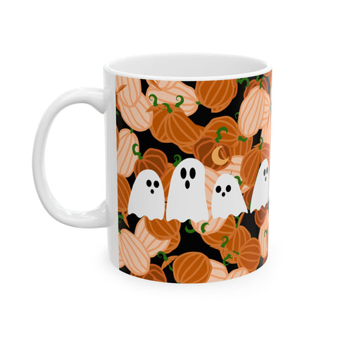Boo Pumpkins Ceramic Mug, (11oz)