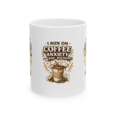 Coffee Ceramic Mug, (11oz)
