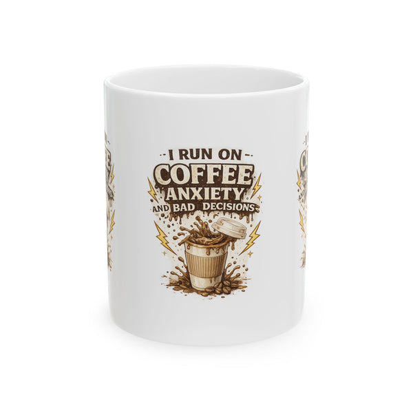 Coffee Ceramic Mug, (11oz)