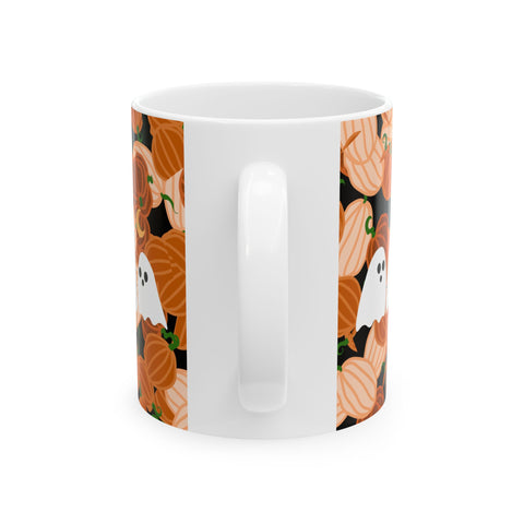 Boo Pumpkins Ceramic Mug, (11oz)