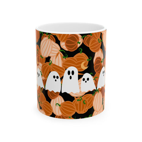Boo Pumpkins Ceramic Mug, (11oz)