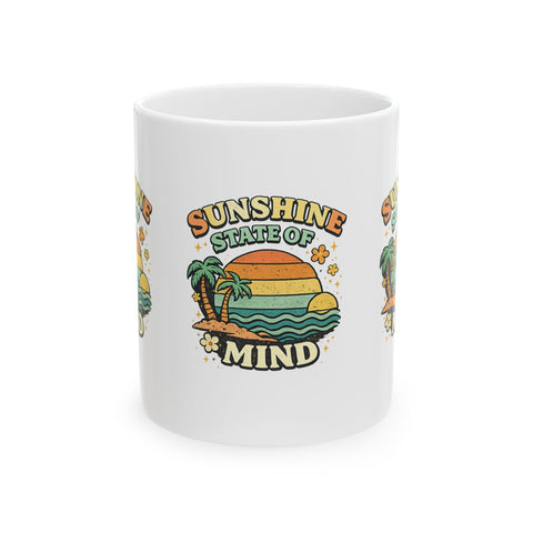 Sunshine Mind Ceramic Mug, (11oz)