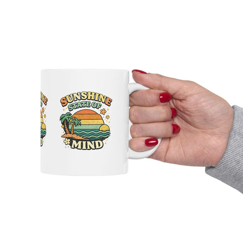 Sunshine Mind Ceramic Mug, (11oz)