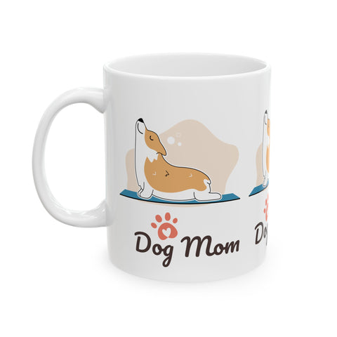 Dog Mom Ceramic Mug, (11oz, 15oz)
