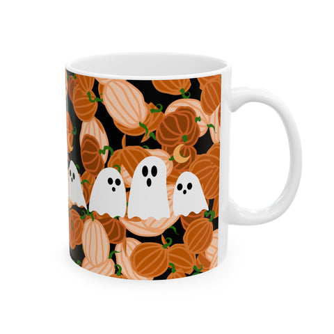 Boo Pumpkins Ceramic Mug, (11oz)
