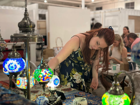 Chattanooga Mosaic Art Classes - Craft for Art Turkish Mosaic Lamp Workshop