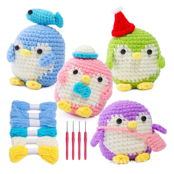 Penguin Crochet DIY Kit for Beginners