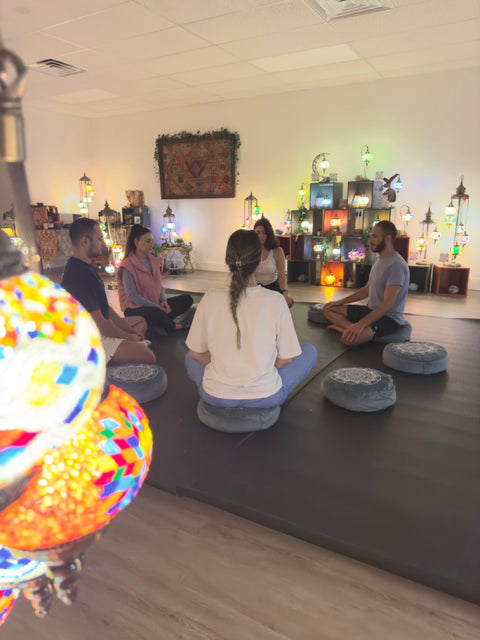 Boca Raton Meditation Classes - Craft for Art Turkish Mosaic Lamp Workshop