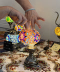 Columbia Mosaic Art Classes - Craft for Art Turkish Mosaic Lamp Workshop