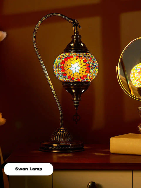 Swan Lamp Homekit - Craft for Art Turkish Mosaic Lamp Workshop