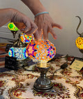 Greenville Mosaic Art Classes - Craft for Art Turkish Mosaic Lamp Workshop