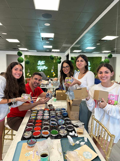 Chattanooga Mosaic Art Classes - Craft for Art Turkish Mosaic Lamp Workshop
