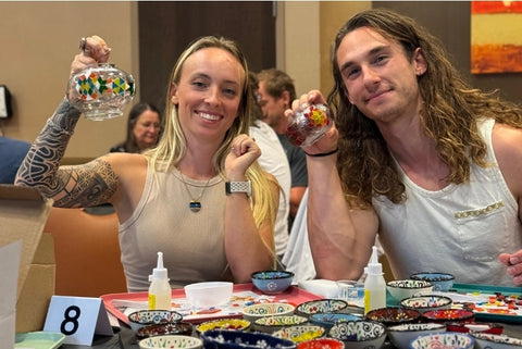 Palm Coast Mosaic Art Classes - Craft for Art Turkish Mosaic Lamp Workshop