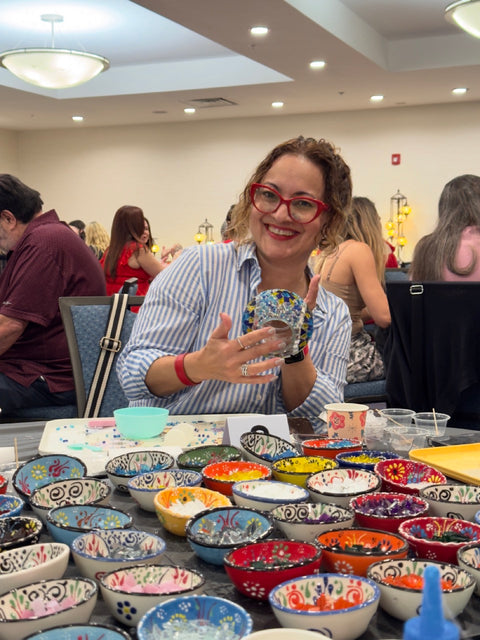 Miami Mosaic Art Classes - Craft for Art Turkish Mosaic Lamp Workshop