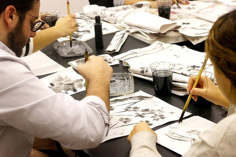 Japanese Ink-Painting Class