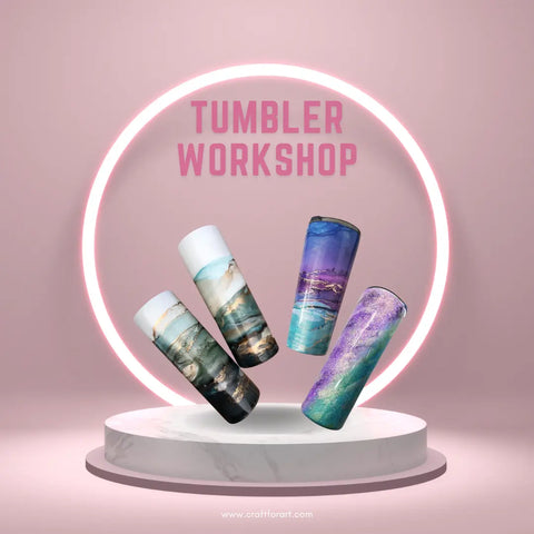 Tumbler Making Class Boca Raton - Craft for Art Turkish Mosaic Lamp Workshop