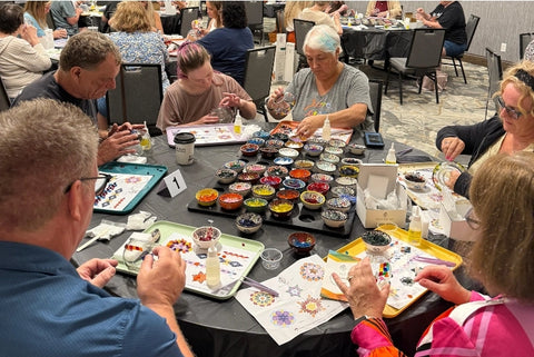 Palm Coast Mosaic Art Classes - Craft for Art Turkish Mosaic Lamp Workshop