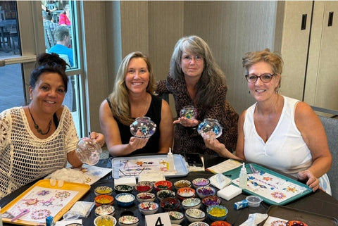 Charleston Mosaic Art Classes - Craft for Art Turkish Mosaic Lamp Workshop
